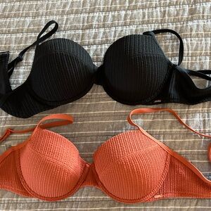 2 Victoria’s Secret bikini tops size XL